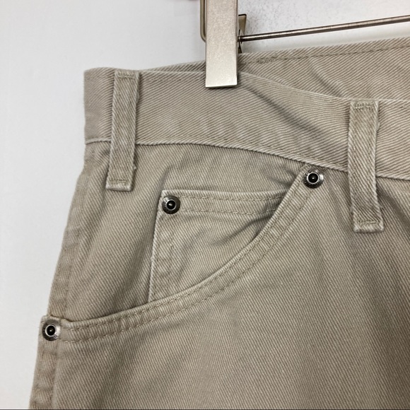 Dickies khaki straight leg jeans 38x30 cotton 90s y2k grunge classic skater - Picture 3 of 9